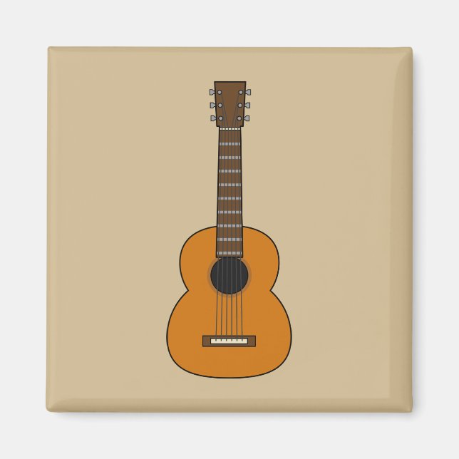 Imã Cartoon Acústico Simples (Frente)
