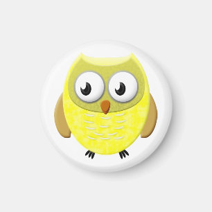 Imã Cartoon Baby Owl