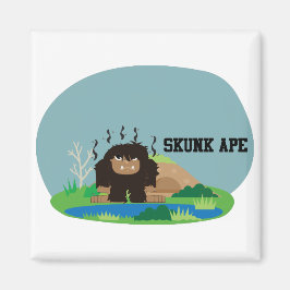 Imã Cartoon Bonito Skunk Ape
