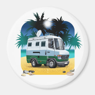 Imã Cartoon Camper