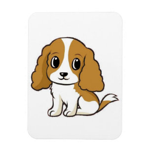 Ímã cartoon cavalier king charles spaniel blenheim