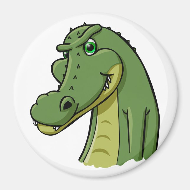 Imã Cartoon Crocodilo (Frente)