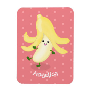 Ímã Cartoon de banana kawaii