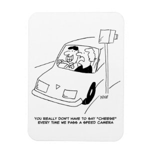 Ímã Cartoon De Câmera De Velocidade Engraçada Mostra