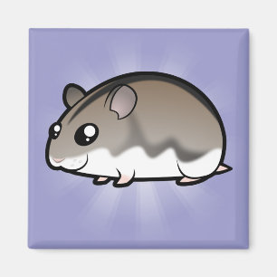 Imã Cartoon Dwarf Hamster