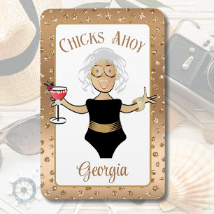 Ímã Cartoon Engraçado Dizendo Marrom Madura Porta Crui