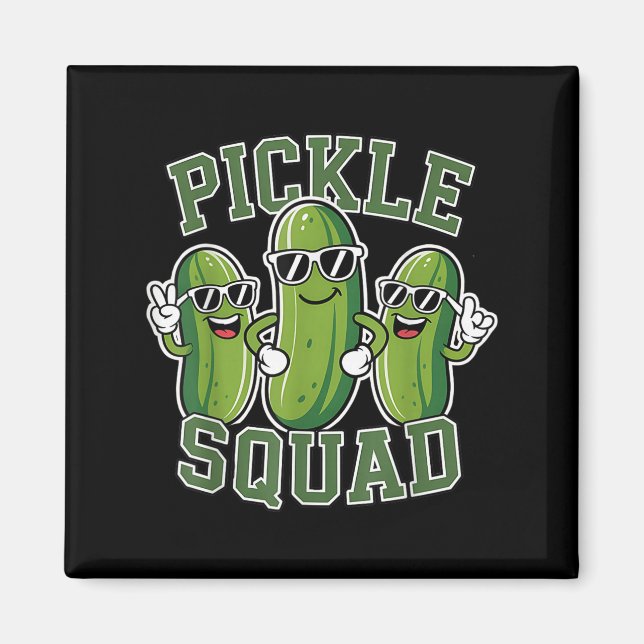 Imã Cartoon Engraçado Pickles Dover Doce Piada Comida  (Frente)