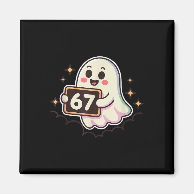 Imã Cartoon Fantasma 67 Meme  (Frente)