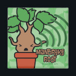 Imã Cartoon Gritando Caracter Art<br><div class="desc">Veja esta adorável versão do desenho do Harry Potter de uma gritante raiz de mandrake de bebê!</div>