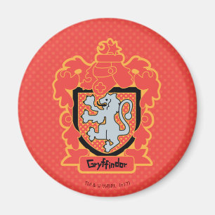 Imã Cartoon Gryffindor Crest