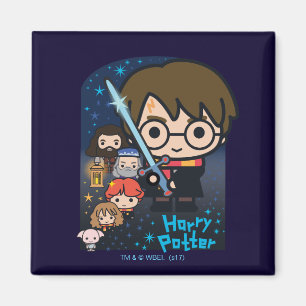 Imã Cartoon Harry Potter Câmara Secreta Gráfico