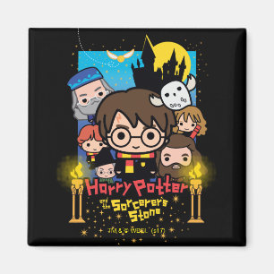 Imã Cartoon Harry Potter e a Pedra do Feiticeiro