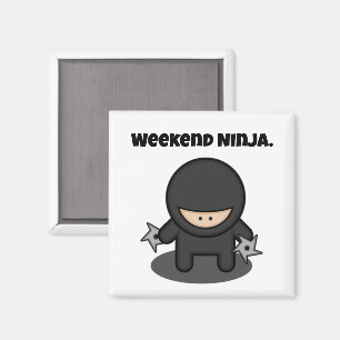 Imã Cartoon japonês Engraçado Ninja