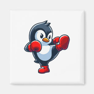 Imã Cartoon legal Pinguin Boxter