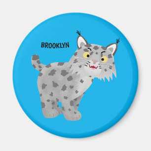 Imã Cartoon lince lince de lince