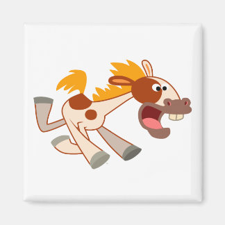 Imã Cartoon Livremente Pinto Horse Magnet
