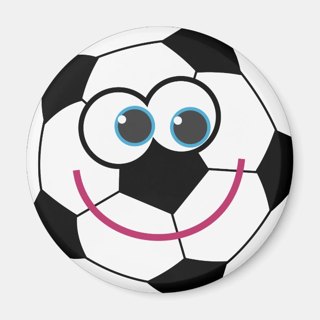 Imã Cartoon Soccer Ball (Frente)