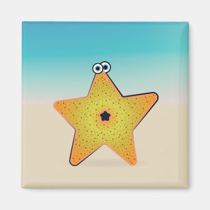 Imã Cartoon Starfish