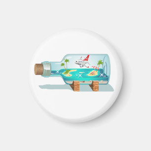 Imã Cartoon Summer Cristal Ball