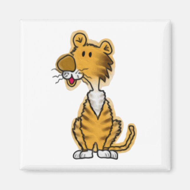 Imã Cartoon Tiger (Frente)