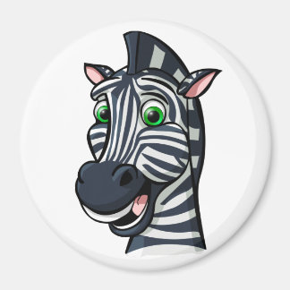 Imã Cartoon Zebra