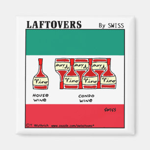 Imã Cartum De Vinho Engraçado Arte Vino Italiano Garr