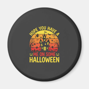 Imã Casa Assombrada Engraçada do Halloween em Algum De