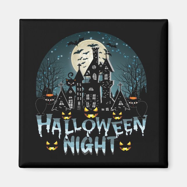 Imã Casa Assombrada, Noite Assustadora do Halloween (Frente)