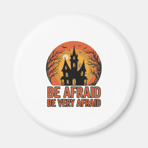 Imã Casa Assombrada Tenha Medo Design de Halloween Vin