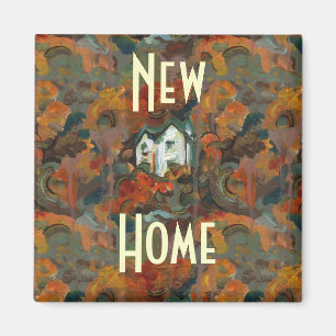 Imã Casa Branca e Árvores do outono