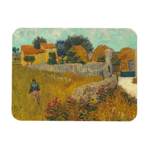 Ímã Casa da quinta de Vincent van Gogh em Provence,