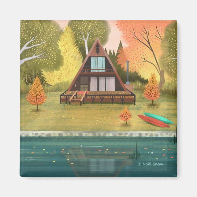 Imã Casa de Cabina A-Frame (Frente)