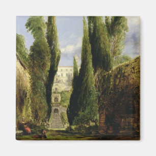 Imã Casa de campo D'Este, Tivoli (óleo em canvas)