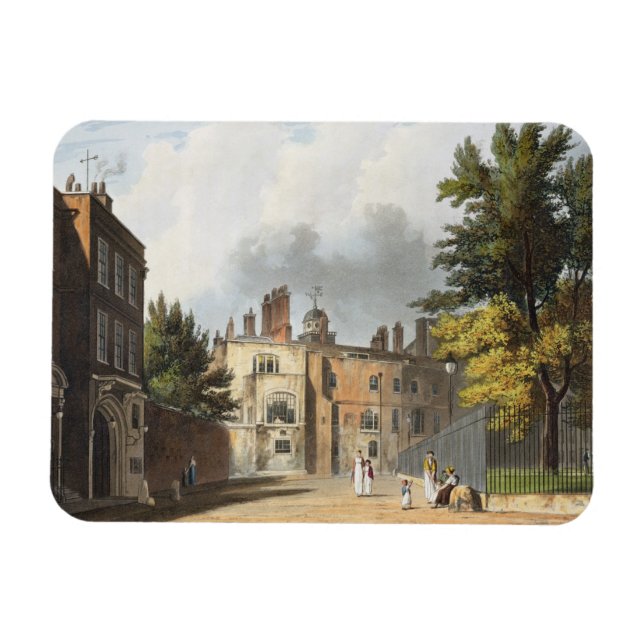 Ímã Casa de Carta da Praça, da História de Ch (Horizontal)