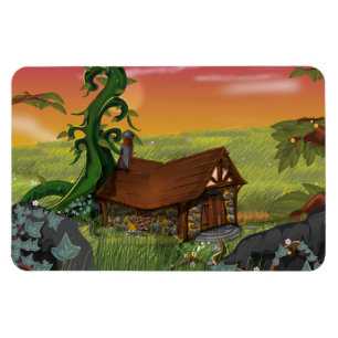 Ímã Casa de Contos de Fadas Cartoon