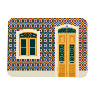 Ímã Casa de Lisboa com azulejos