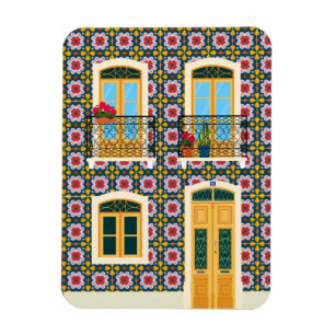 Ímã Casa de Lisboa com azulejos