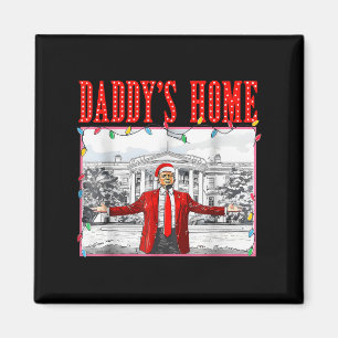 Imã Casa De pai Para O Natal Trump Santa Hat Xmas Li