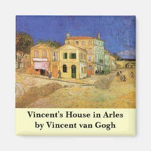 Imã Casa de Vincent em Arles, por Vincent van Gogh