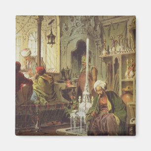 Imã Casa do café do otomano, 1862 (litho da cor)