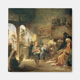 Imã Casa do café no Cairo, 1870s