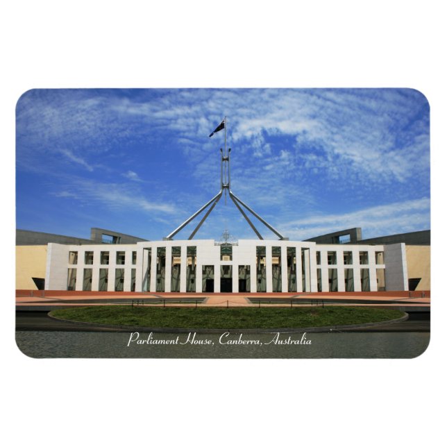 Ímã Casa do Parlamento Australiano, Canberra - Magnet (Horizontal)