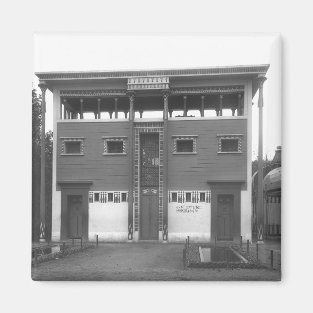 Imã Casa Egípcia, Exposição Universal (Frente)