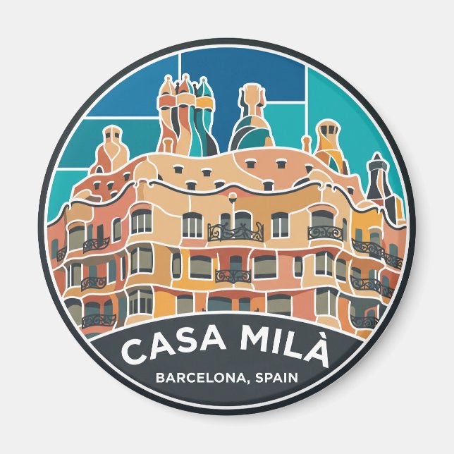 Imã Casa Milà Espanha (Frente)