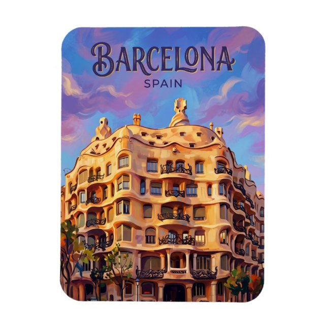 Ímã Casa Milà (La Pedrera) Espanha (Vertical)
