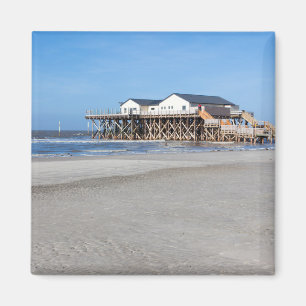 Imã Casa na praia da Rua. Peter Ording