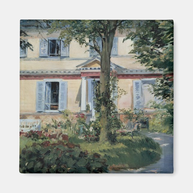 Imã Casa no Rueil por Edouard Manet (Frente)