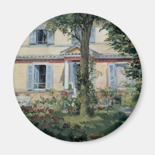 Imã Casa no Rueil por Edouard Manet, Vintage de Belas