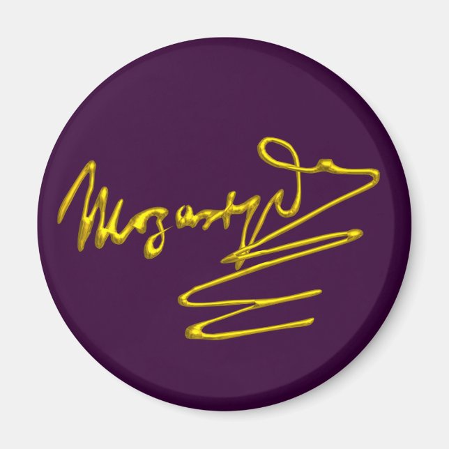 Imã CASA PARA MOZART, roxo (Frente)