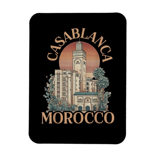 Ímã cásablanca marrocos (Vertical)